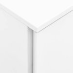 vidaXL Classeur mobile Blanc 39x45x60 cm Acier