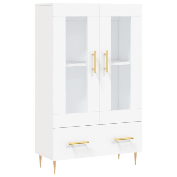 vidaXL Buffet haut blanc 69 5x31x115 cm bois d'ingénierie