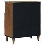 vidaXL Buffet Marron 60 x 33 5 x 75 cm Bois de mangue massif
