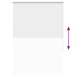 vidaXL Store enrouleur occultant largeur du tissu 95 7 cm polyester