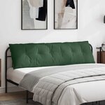 vidaXL Coussin de Dos Vert Jungle 180 x 50 cm Tissu en velours côtelé