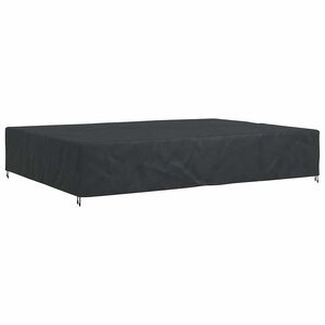 vidaXL Housse pour mobilier d'extérieur Noir 350 x 260 x 90 cm 600D