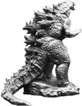 Pièce de monnaie en Argent g 248.8 (8 oz) Millésime  GODZILLA