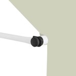 vidaXL Auvent manuel rétractable 100 cm Crème