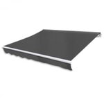 vidaXL Auvent pliable motorisé 600 cm Anthracite