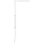 vidaXL Paroi de douche à l'italienne à verre ESG pierre 140x195 cm