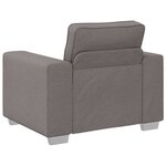 vidaXL Canapé Taupe 100 x 77 x 82 cm tissu
