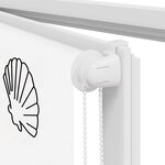 vidaXL Store enrouleur de douche 60x240 cm largeur du tissu 56 cm