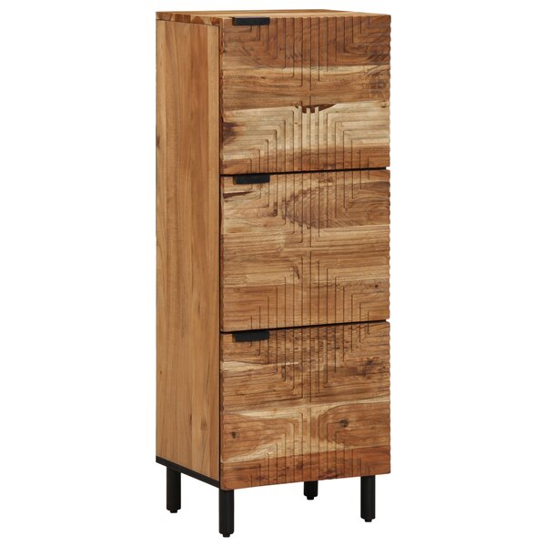 Highboard vidaXL 40x33x110 cm en bois d'acacia solide