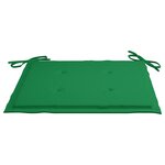 vidaXL Chaises de jardin lot de 8 avec coussins Bois de teck massif