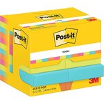 Pack 12 Bloc-note adhésif Notes 51 x 38 mm Poptimistic POST-IT