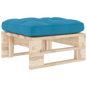 vidaXL Pouf palette de jardin bois de pin imprégné