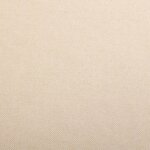 vidaXL Fauteuil de massage inclinable Crème Tissu