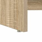 vidaXL Bureau avec Rangement Chêne sonoma 120.5 x 44 x 88.5 cm