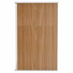 vidaXL Remise de jardin murale Marron 118x100x178 cm Acier galvanisé