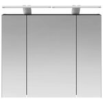 vidaXL Armoire Miroir de Salle de Bain Chêne noir 60 x 14 5 x 50 cm