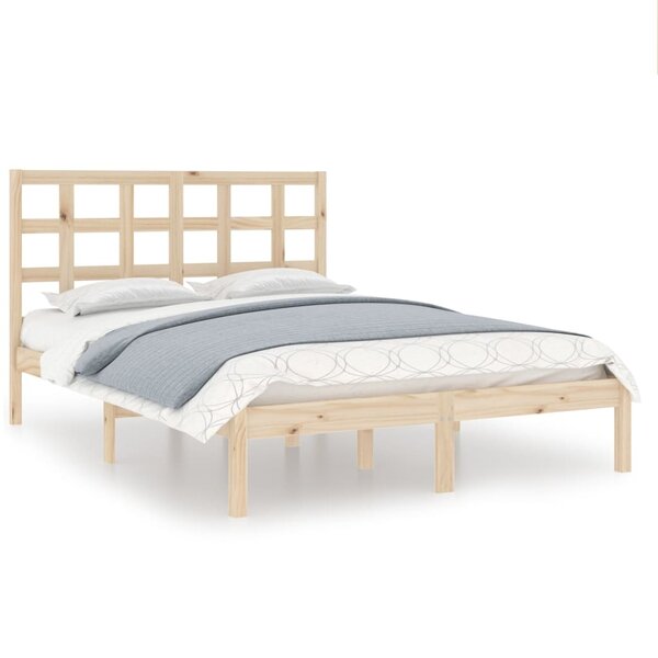 vidaXL Cadre de lit sans matelas 140x200 cm bois massif
