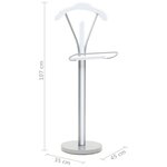 vidaXL Valet de chambre 45 x 35 x 107 cm Blanc