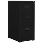 vidaXL Classeur Noir 46x62x102 5 cm Acier