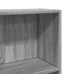 vidaXL Bibliothèque sonoma gris 60x24x176 cm bois d'ingénierie