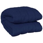 vidaXL Couverture lestée Bleu 135x200 cm 10 kg Tissu