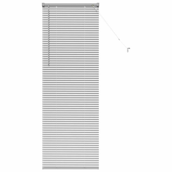 vidaXL Stores vénitiens Argenté 175 x 65 cm Aluminium