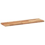 vidaXL Étagères flottantes 3 Pièces 100x20x2 cm acacia massif à l'huile