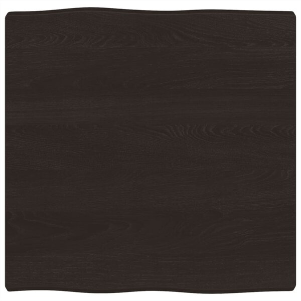 vidaXL Dessus de table bois massif traité bordure assortie
