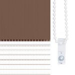 vidaXL Store zèbre marron 115x200cm largeur du tissu 110 9cm polyester
