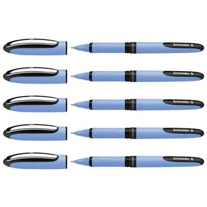 Roller à encre One Hybrid N 05 noir x 5 SCHNEIDER