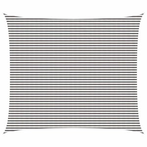 vidaXL Voile d'ombre 6 x 7 m HDPE Rectangulaire Gris clair et blanc