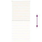 vidaXL Store zèbre beige marbré largeur du tissu 90 9 cm polyester