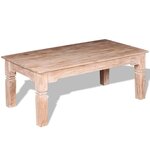Vidaxl table basse bois d'acacia 110 x 60 x 45 cm