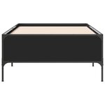 vidaXL Cadre de lit sans matelas noir 100x200 cm