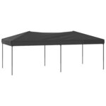 vidaXL Tente de réception pliable Anthracite 3x6 m