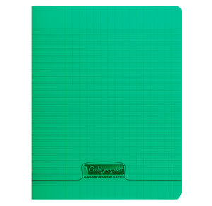 Cahier 8000 POLYPRO, 170 x 220 mm, vert CALLIGRAPHE