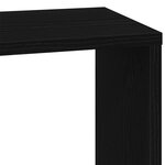 Bibliothèque 5 niveaux Chêne noir 45x23 5x162 5 cm Bois d'ingénierie