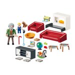 Playmobil 70207 - dollhouse la maison traditionnelle - salon avec cheminée