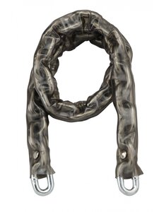 THIRARD - Chaîne acier cémenté zingué Loops  vélo  barrières  Ø 8mm  0.9m  gaine PVC - THIRARD