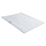 Bloc 50 Pochettes Perforées Pp Lisse Quick Doc - A4 - Cristal - X 20 - Exacompta