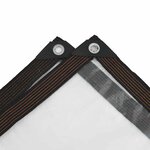 vidaXL Housse de protection plantes avec œillets 1x4 m polyéthylène