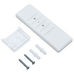 vidaXL Auvent automatique store capteur de vent LED Bleu/blanc