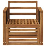 vidaXL Sofa de milieu extérieur Naturel