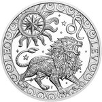 Monnaie LEO Sign of Zodiac Medaille Argent 2026 (PRÉCOMMANDE)
