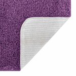 vidaXL Ensemble de tapis de bain antidérapants 2 Pièces Violet PP