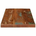 vidaXL Dessus de table 50x40x2 5 cm rectangulaire bois massif récupéré