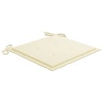 vidaXL Chaises de jardin avec coussins lot de 2 Bois d'acacia massif