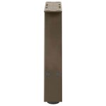 vidaXL Pieds de table basse en forme de A  2 pièces  30 x (30-31) cm  acier