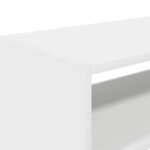 vidaXL Étagères à chaussures 2 Pièces empilable blanc 60x30x30 5 cm