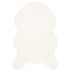 vidaXL Tapis en Fourrure Synthétique de Lapin Olite Crème 80 x 120 cm